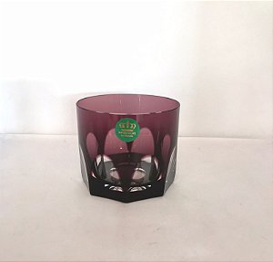 COPO WHISKY CRISTAL  STRAUSS - COR AMETISTA- CX 1 PÇ