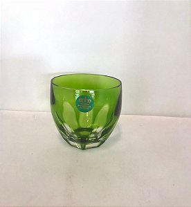 COPO WHISKY CRISTAL  STRAUSS - COR VERDE CLARO- CX 1 PÇ