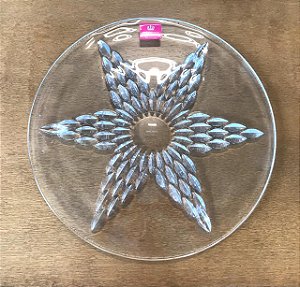 PRATO DE BOLO CRISTAL NACHTMANN MIRAGE 33 CM - CX 1 PÇ