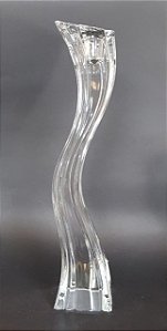 CASTIÇAL DE CRISTAL BOHEMIA 30 CM