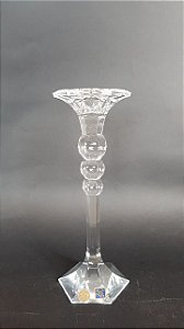 CASTIÇAL DE CRISTAL BOHEMIA 20 CM