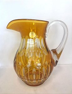JARRA CRISTAL  STRAUSS - COR AMARELO  -  CX 1 PÇ