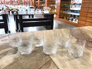 JOGO COPOS WHISKY CRISTAL BOHEMIA - LAP. 050 - CX 6 PÇS