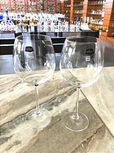JOGO 2 TAÇAS GRAN SOMMELIER CRISTAL ECOLÓGICO BOHEMIA - CX 2 PÇS