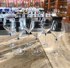 JOGO TAÇAS VINHO BRANCO CRISTAL ECOLÓGICO BOHEMIA - CX 6 PÇS