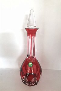 LICOREIRA CRISTAL IMPERATTORE BY STRAUSS  - COR RUBI- CX 1 PEÇA