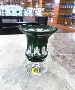 VASO CRISTAL STRAUSS  - COR VERDE - CX 1 PÇ