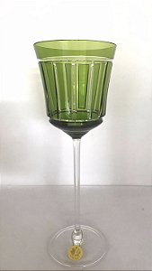 TAÇA ÁGUA CRISTAL - IMPERATTORE BY STRAUSS - COR VERDE CLARO - CX 1 PÇ