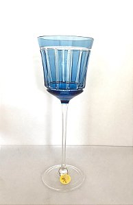 JOGO TAÇAS VINHO BRANCO -CRISTAL  STRAUSS - CORES  MISTA -  CX 6 PCS
