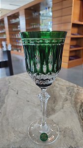 JOGO TAÇAS ÁGUA CRISTAL IMPERATTORE BY  STRAUSS - COR VERDE - CX 6 PÇS