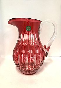JARRA CRISTAL IMPERATTORE BY STRAUSS - COR RUBI - CX 1 PÇ