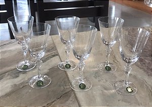 JOGO TAÇAS ÁGUA CRISTAL STRAUSS - CX 6 PÇS