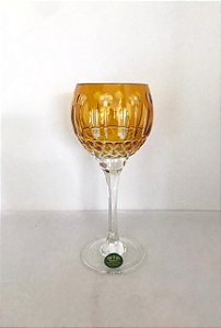 TAÇA VINHO BRANCO CRISTAL - IMPERATTORE BY STRAUSS - COR AMARELO -CX 1 PC