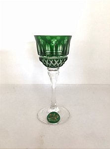 TAÇA LICOR CRISTAL - IMPERATTORE BY STRAUSS - COR VERDE - CX 1 PC