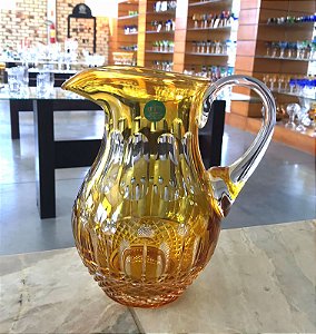 JARRA CRISTAL IMPERATTORE BY STRAUSS - COR AMARELO - CX 1 PÇ