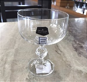 JOGO TIGELAS SOBREMESA CRISTAL BOHEMIA - CX 6 PÇS
