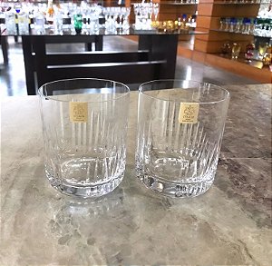 JOGO COPO WHISKY CRISTAL  STRAUSS - CX 2 PÇS