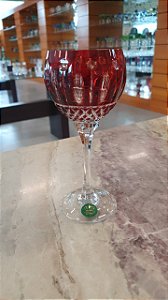 TAÇA LICOR CRISTAL - IMPERATTORE BY STRAUSS  - COR VERMELHA - CX 1 PC