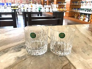 JOGO COPO WHISKY CRISTAL IMPERATTORE BY STRAUSS - CX 2 PÇS