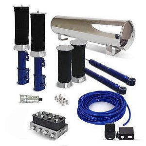 Kit Padrão Suspensão a Ar SEM COMPRESSOR - Linha Audi