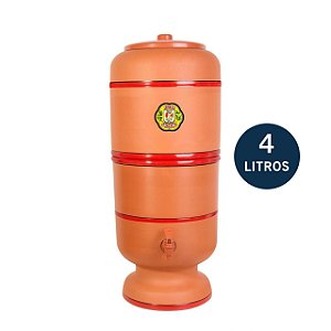 FILTRO DE BARRO PURIFICADOR SÃO JOÃO - 4 LITROS