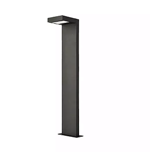 Poste Balizador LED Terra Externo 3000K 10W Bivolt 58x13,4x13,9cm Alumínio Preto - Opus OPS 36939