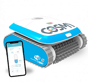 Cosmy Robo aspirador automático para piscina Sibrape Azul