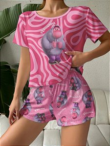Pijama Adulto Feminino Divertidamente Vergonha