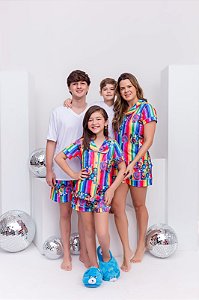Kit Pijama Família Divertidamente