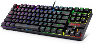 Teclado Mecânico Gamer Redragon Kumara Rgb