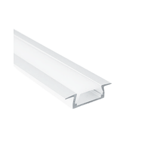 Perfil de LED Branco Embutir 2,45x0,7cm Barra 2m