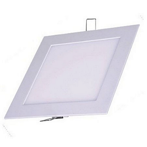 Plafon LED 12w Embutir Quadrado Branco Neutro