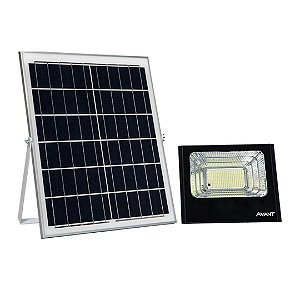 Refletor Solar 60w com Controle - Branco Frio