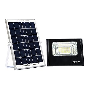 Refletor Solar 25w com Controle - Branco Frio