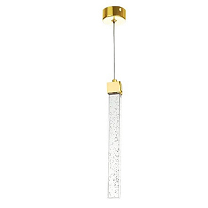 Luminária Pendente Cristal Quadrado 30 cm