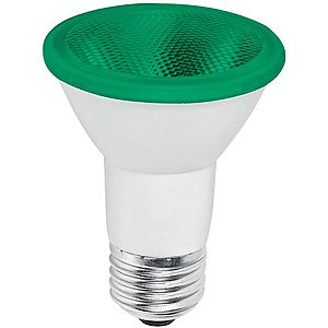 Lâmpada LED PAR20 7w VERDE