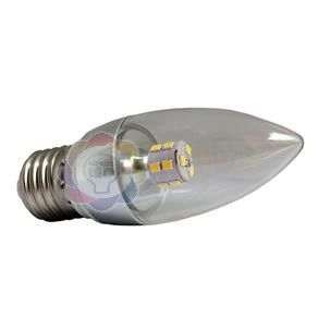 Lâmpada LED Vela Cristal 5w E14 Branca Quente