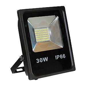 Refletor LED 30w SMD Branco Quente