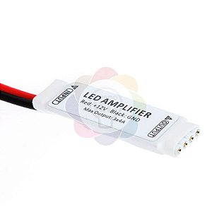 Conector Amplificador para Fita de Led RGB