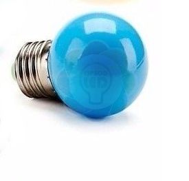 Lâmpada Bulbo LED Bolinha 1w Azul