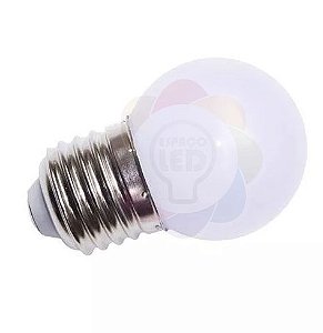 Lâmpada Bulbo LED Bolinha 1w E27 Branca Fria
