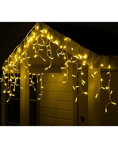 Cascata 400 Led de Natal 9.5M Branco quente