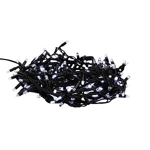 Luzinha de Natal Branco Quente Pisca Pisca 9,7m com 100 Leds