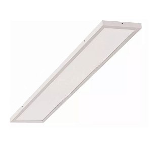 Plafon Led Sobrepor 30x1.20 40w Retangular | Branco Frio