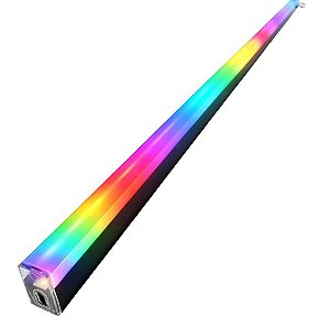 Perfil Honey 60cm T5 8w RGB Digital / Hexágono Colmeia