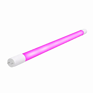 Lâmpada LED Tubular 60 cm 9w - Rosa