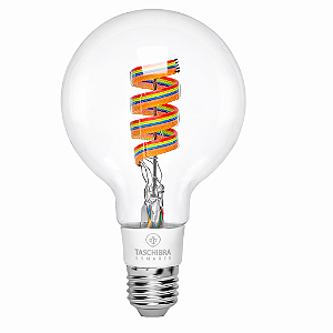 Lâmpada LED Filamento Smart Wi-fi 6W G95 RGB