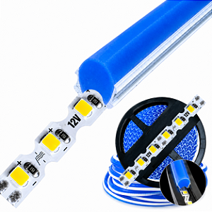 Fita LED Neon Segunda Geração + Silicone Azul/ METRO