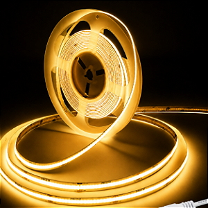 Fita LED COB Dourada com Plug 10 Metros / 127v