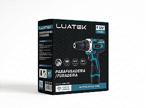 Parafusadeira e Furadeira de Impacto 12V Luatek LWJ-273